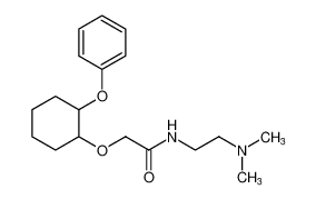 Acetamide, N-[2-(dimethylamino)ethyl]-2-[(2-phenoxycyclohexyl)oxy]-_98225-29-7