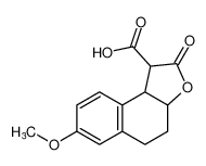 7-methoxy-2-oxo-1,2,3a,4,5,9b-hexahydronaphtho[2,1-b]furan-1-carboxylic acid_98232-71-4