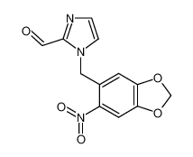 1-(6-Nitro-benzo[1,3]dioxol-5-ylmethyl)-1H-imidazole-2-carbaldehyde_98235-08-6