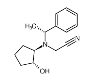 (N-((1R,2R)-2-hydroxycyclopentyl)-N-((R)-α-methylbenzyl)amino)acetonitrile_98237-97-9