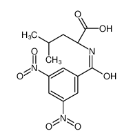 (2R)-2-[(3,5-dinitrobenzoyl)amino]-4-methylpentanoic acid_98243-66-4