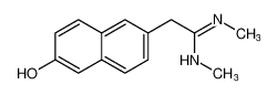 2-Naphthaleneethanimidamide, 6-hydroxy-N,N'-dimethyl-_98246-54-9