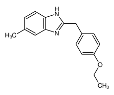 2-(4-ethoxy-benzyl)-5-methyl-1(3)H-benzoimidazole_98250-68-1
