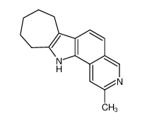 2-methyl-7,8,9,10,11,12-hexahydro-cyclohepta[4,5]pyrrolo[2,3-f]isoquinoline_98251-37-7