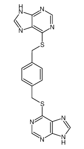7(9)H,7'(9')H-6,6'-p-phenylenedimethylbissulfanyl-bis-purine_98252-02-9