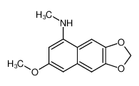 3-methoxy-1-methylamino-6,7-methylenedioxynaphthalene_98260-85-6