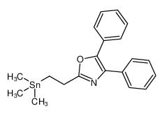 Oxazole, 4,5-diphenyl-2-[2-(trimethylstannyl)ethyl]-_98268-83-8