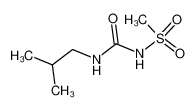 N-isobutyl-N'-methanesulfonyl-urea_98275-90-2