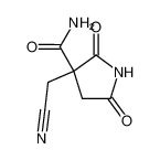 3-cyanomethyl-2,5-dioxo-pyrrolidine-3-carboxylic acid amide_98279-85-7