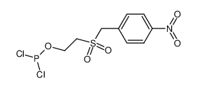 dichloro(2-((4-nitrobenzyl)sulfonyl)ethoxy)phosphane_98288-59-6