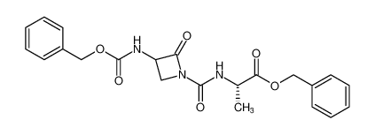benzyl (3-(((benzyloxy)carbonyl)amino)-2-oxoazetidine-1-carbonyl)-L-alaninate_98288-84-7