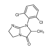 1-(2,6-dichlorophenyl)-2-methyl-1,2,5,6-tetrahydro-3H-imidazo[1,2-a]imidazol-3-one_98290-57-4