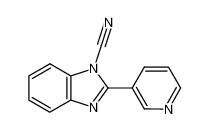 2-(pyridin-3-yl)-1H-benzo[d]imidazole-1-carbonitrile_98296-35-6