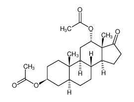 3β,12α-diacetoxy-5α-androstan-17-one_983-24-4