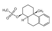 4a-methyl-1,2,3,4,4a,9,10,10aα-octahydrophenanthren-1β-ol mesylate_98304-53-1