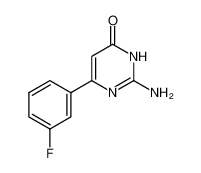 2-Amino-6-(3-fluoro-phenyl)-3H-pyrimidin-4-one_98305-63-6