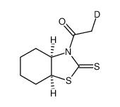1-((3aR,7aS)-2-thioxohexahydrobenzo[d]thiazol-3(2H)-yl)ethan-1-one-2-d_98317-32-9