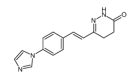 4,5-dihydro-6-[2-[4-(1H-imidazol-1-yl)phenyl]ethenyl]-3(2H)-pyridazinone_98326-46-6