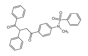 N-Methyl-N-[4-(4-oxo-3,4-diphenyl-butyryl)-phenyl]-benzenesulfonamide_98332-28-6