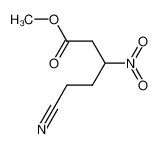 5-cyano-3-nitro-valeric acid methyl ester_98334-99-7