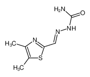 4,5-dimethyl-thiazole-2-carbaldehyde semicarbazone_98335-27-4