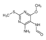5-formylamino-6-methoxy-2-methylsulfanyl-pyrimidin-4-ylamine_98335-34-3
