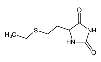 5-(2-ethylmercapto-ethyl)-imidazolidine-2,4-dione_98336-98-2