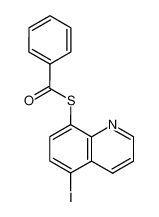 5-Iod-8-benzoylmercapto-chinolin_98339-32-3