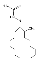 2-methyl-cyclopentadecanone semicarbazone_98344-11-7