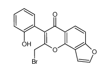 2-bromomethyl-3-(2-hydroxy-phenyl)-furo[2,3-h]chromen-4-one_98347-73-0