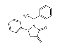 1-(α-Methylbenzyl)-3-methylene-5-phenyl-2-pyrrolidinone_98351-62-3