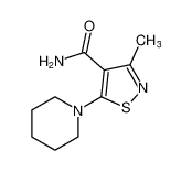 4-Isothiazolecarboxamide, 3-methyl-5-(1-piperidinyl)-_98354-55-3