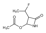 2-Azetidinone, 4-(acetyloxy)-3-(1-fluoroethyl)-_98355-61-4
