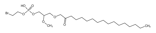3-(2-oxoheptadecyloxy)-2-methoxypropyl 2-bromoethyl phosphate_98383-81-4