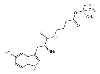 tert-butyl (S)-4-(2-amino-3-(5-hydroxy-1H-indol-3-yl)propanamido)butanoate_98410-25-4