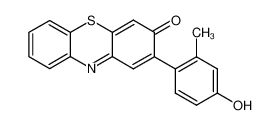 2-(4-Hydroxy-2-methyl-phenyl)-phenothiazin-3-one_98412-10-3