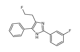 1H-Imidazole, 4-(2-fluoroethyl)-2-(3-fluorophenyl)-5-phenyl-_98412-45-4
