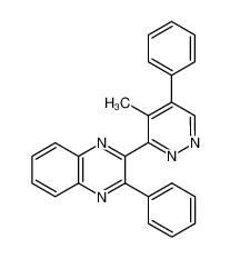 2-(4-methyl-5-phenyl-pyridazin-3-yl)-3-phenyl-quinoxaline_98421-76-2