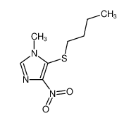 5-butylmercapto-1-methyl-4-nitro-1H-imidazole_98427-51-1