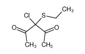 3-chloro-3-ethylsulfanyl-pentane-2,4-dione_98431-14-2