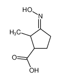 3-hydroxyimino-2-methyl-cyclopentanecarboxylic acid_98431-88-0
