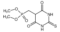 (4,6-dioxo-2-thioxo-hexahydro-pyrimidin-5-ylmethyl)-phosphonic acid dimethyl ester_98432-11-2