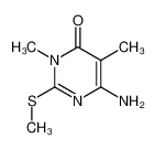 6-amino-3,5-dimethyl-2-methylsulfanyl-3H-pyrimidin-4-one_98432-28-1