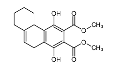 2,3-Dimethoxycarbonyl-4b,5,6,7,8,10-hexahydro-phenanthrendiol-(1,4)_98437-97-9
