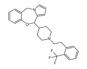 11-(1-(2-(trifluoromethyl)phenethyl)piperidin-4-yl)-5H,11H-benzo[f]pyrrolo[2,1-c][1,4]oxazepine_98440-43-8
