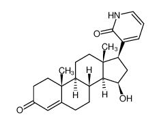 15β-hydroxy-17β-(5'-(2'(1'H)-pyridonyl))-4-androsten-3-one_98449-22-0