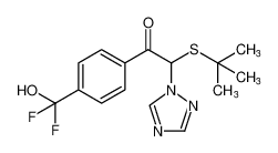 2-(tert-butylthio)-1-(4-(difluoro(hydroxy)methyl)phenyl)-2-(1H-1,2,4-triazol-1-yl)ethan-1-one_98452-70-1