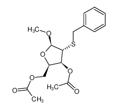 Methyl-2-benzyl-3,5-di-O-acetyl-2-thio-β-D-xylofuranosid_98463-00-4