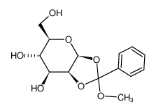 1,2-O-(α-methoxybenzylidene)-β-D-mannopyranose_98467-54-0
