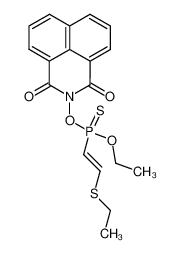 ((E)-2-Ethylsulfanyl-vinyl)-phosphonothioic acid O-(1,3-dioxo-1H,3H-benzo[de]isoquinolin-2-yl) ester O-ethyl ester_98471-48-8